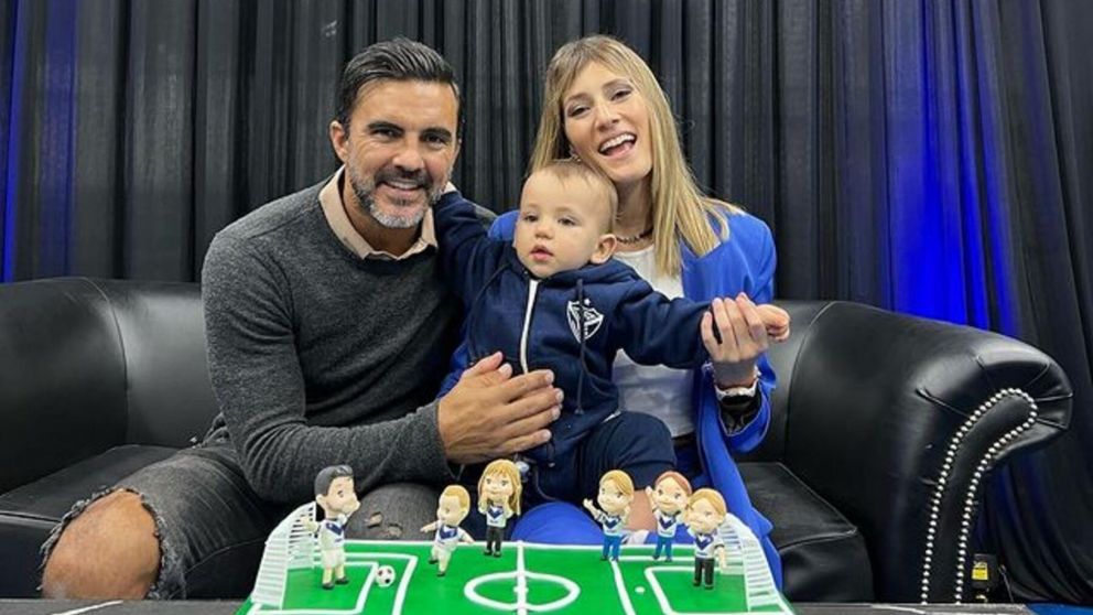 El bautismo y primer año de Luca Cubero, el hijo de Fabián y Mica Viciconte.