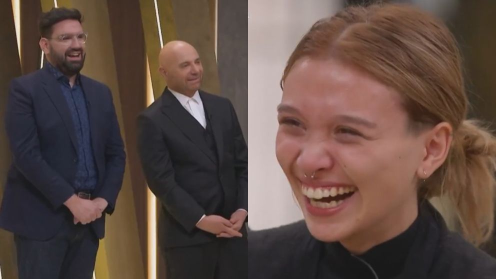 El desopilante blooper de Delfina en la eliminación de "Masterchef"