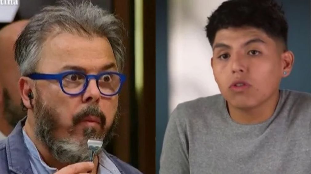 Donato de Santis "exorcizó" a Antonio de "MasterChef" al aire.