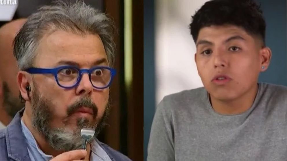 Donato de Santis "exorcizó" a Antonio de "MasterChef" al aire.