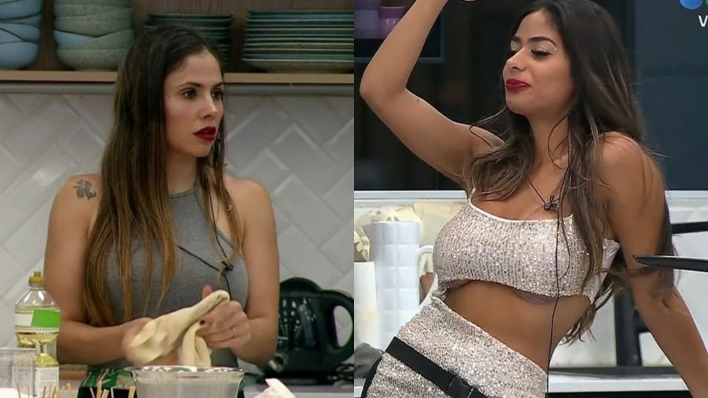 Romina y Daniela de "Gran Hermano" se besaron para desmentir los rumores de pelea.