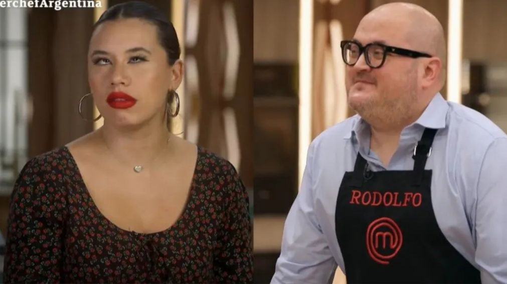 Rodolfo y Candelaria de "Masterchef" tuvieron un fuerte cruce: "Tengo sangre en..."