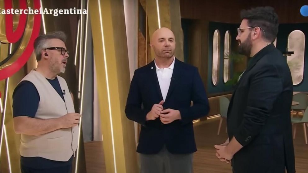 El desacuerdo de Dami�n Betular en "MasterChef".