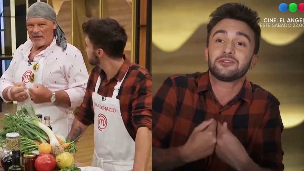 Juan Ignacio tuvo que luchar con Alfa en la noche de su visita a "MasterChef".