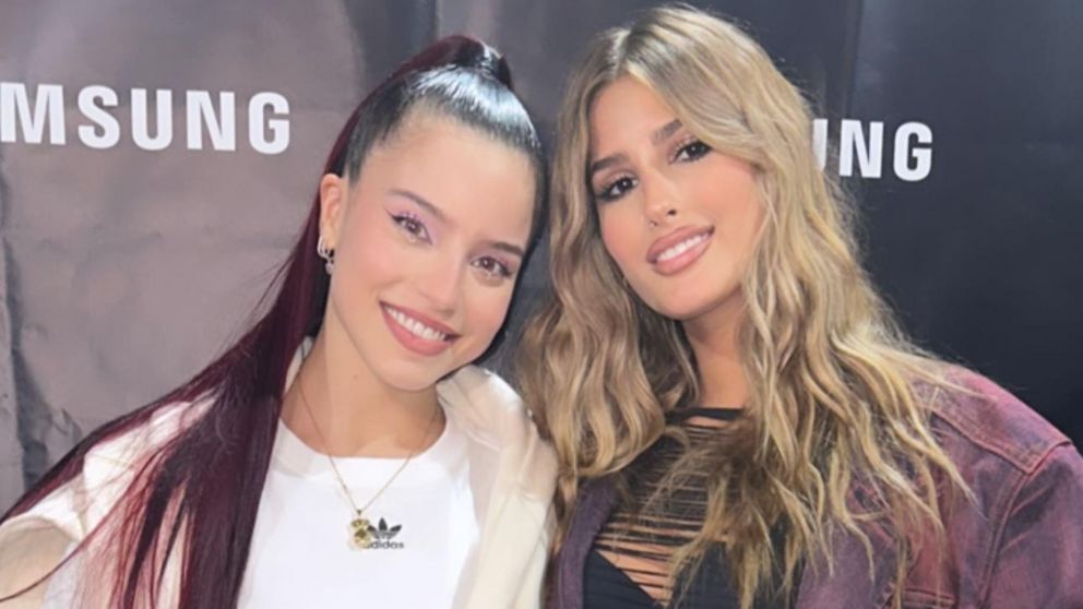 Julieta Poggio y Emilia Mernes, el encuentro más esperado.