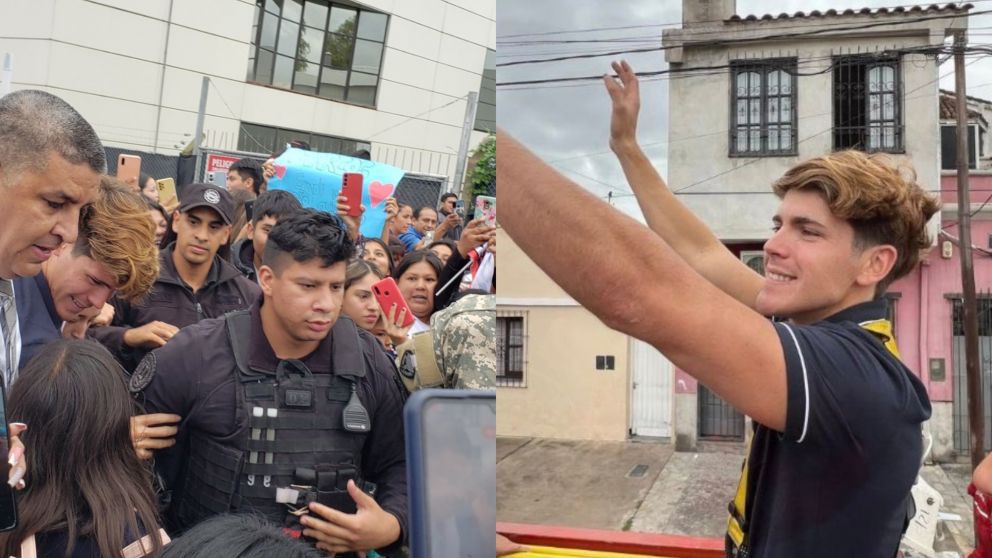 El salteño se emocionó con el calor de la gente de su querida provincia.