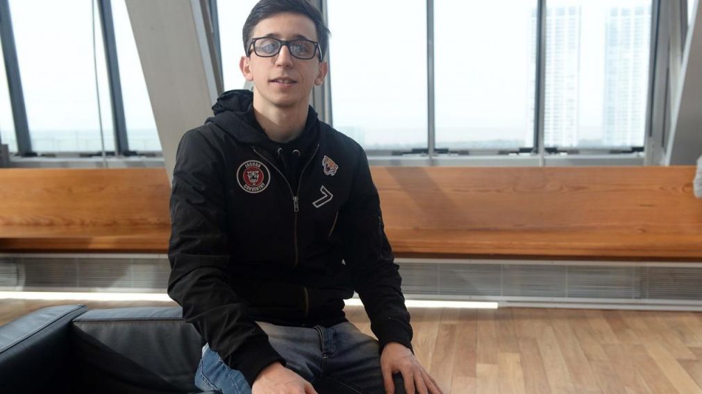 Rodrigo Noya, feliz con este presente. (Foto Crónica: Nahuel Ventura).