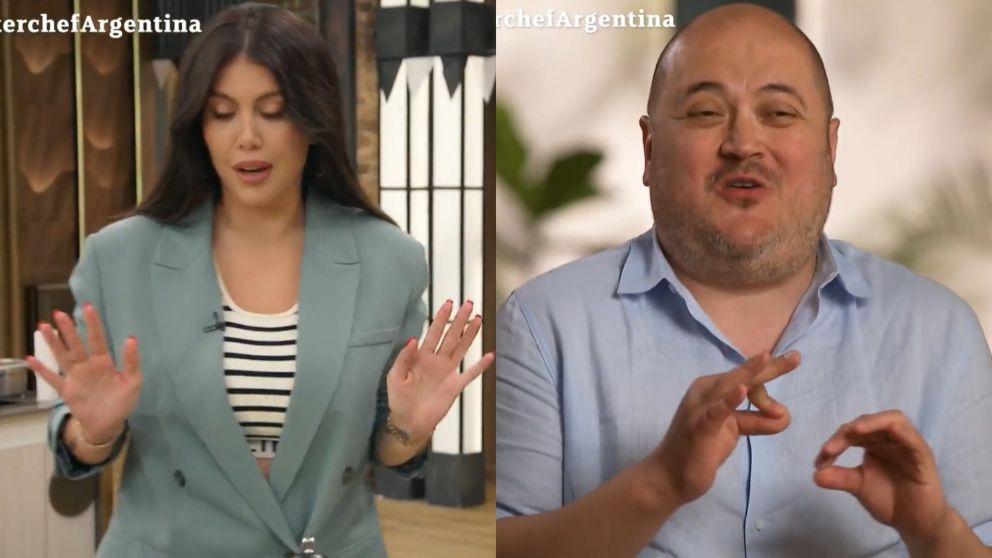 Rodolfo y Wanda Nara chocaron en "MasterChef".