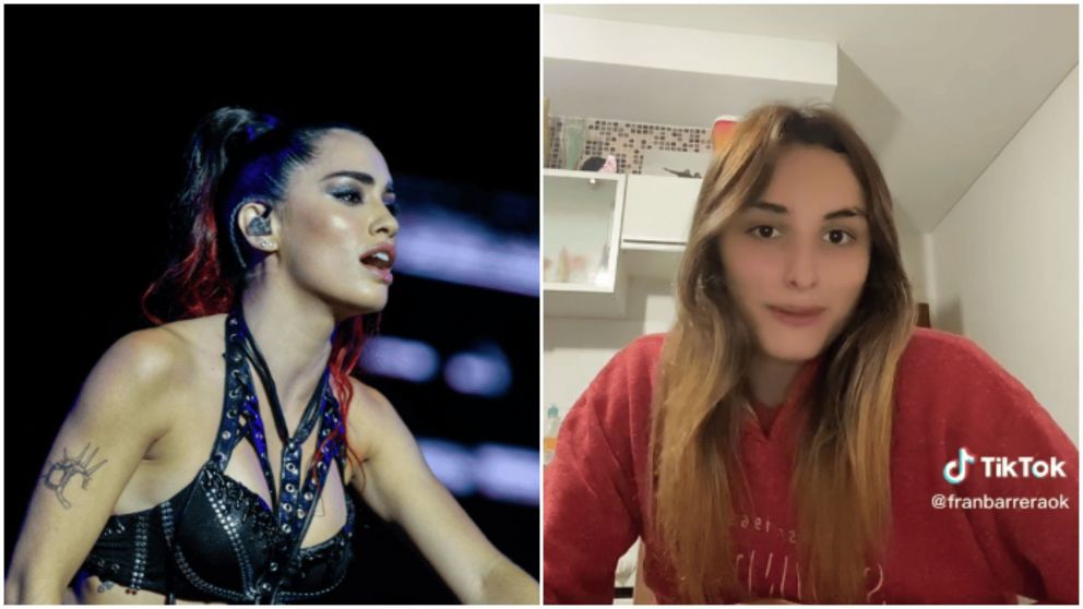 Lali Espósito tuvo un gesto especial con una fan trans y la historia es viral (Instagram/lalioficial - TikTok/@franbarreraok).