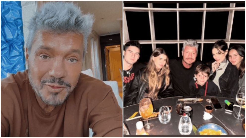 Marcelo Tinelli festejó su cumpleaños con los hijos y recibió un saludo especial de Guillermina Valdés (Instagram/@marcelotinelli).