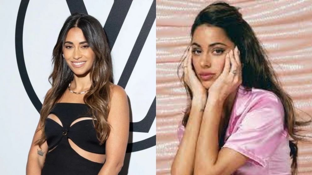 Antonela Roccuzzo y Tini Stoessel estuvieron muy juntas durante la fiesta de los campeones.
