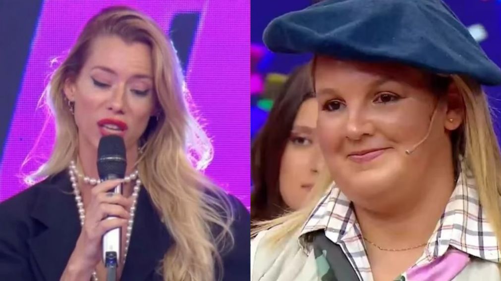 Nicole Neumann se enfrent� a una participante de "Los 8 escalones", al intentar defender su veganismo.
