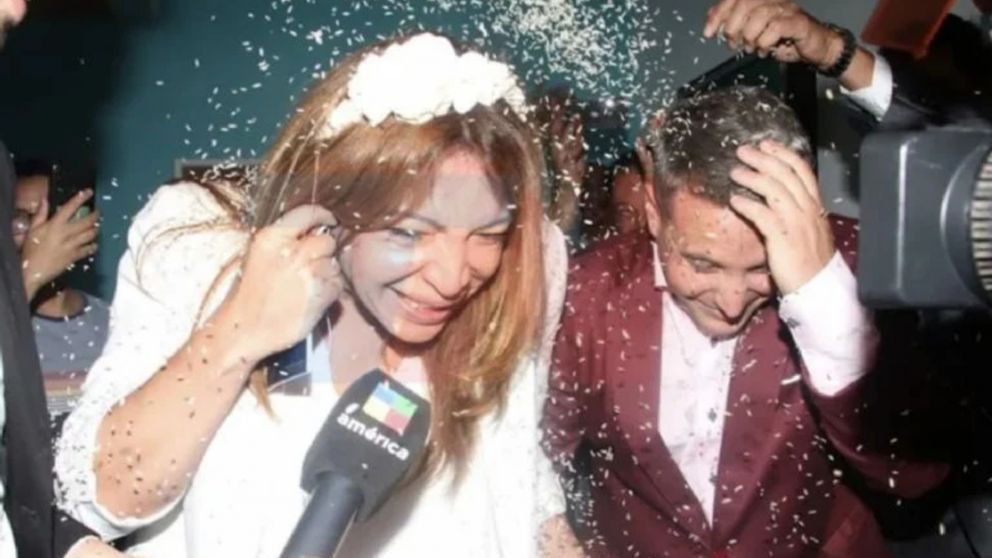 El casamiento de Lizy Tagliani y Sebastián Nebot.