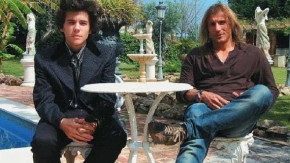 El tierno mensaje de Axel Caniggia para su papá "Pájaro".