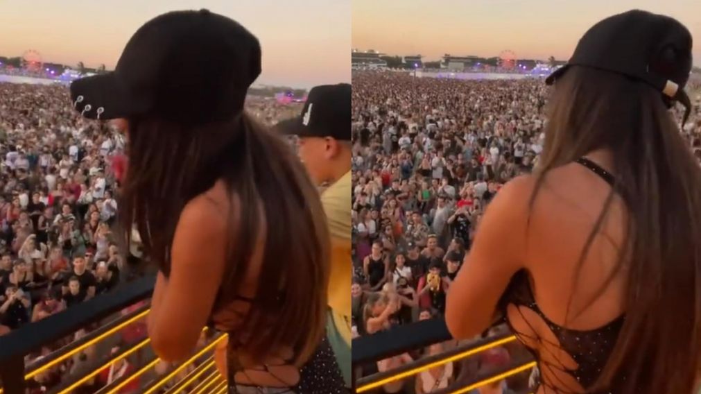 Daniela de "Gran Hermano" fue al Lollapalooza.