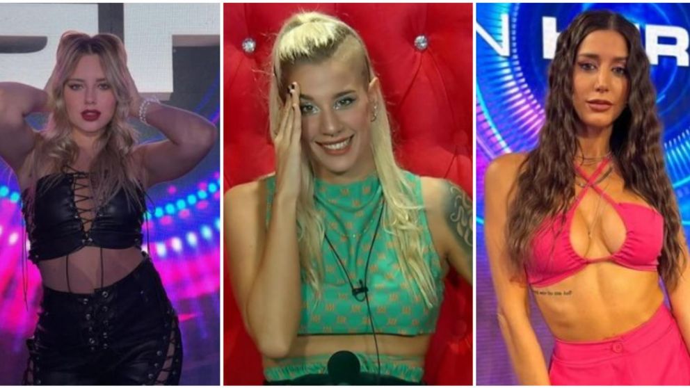 Coti, La Tora y Tini, las tres ex participantes de "Gran Hermano".