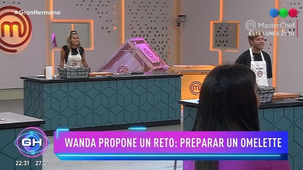 Wanda Nara y los jurados de MasterChef entraron a Gran Hermano (Captura de pantalla).