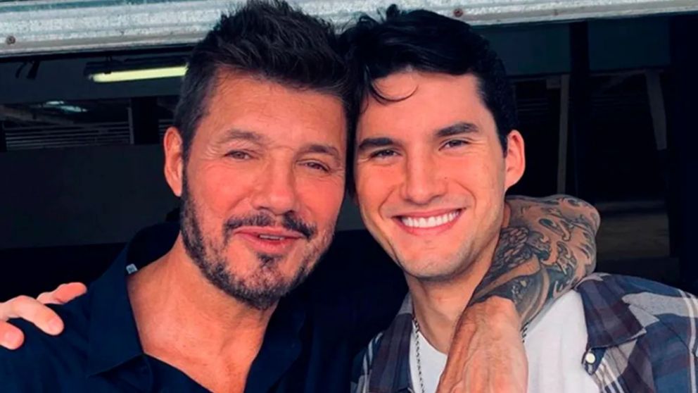 Marcelo y Francisco Tinelli, padre e hijo de festejo por el cumpleaños 25 del joven.