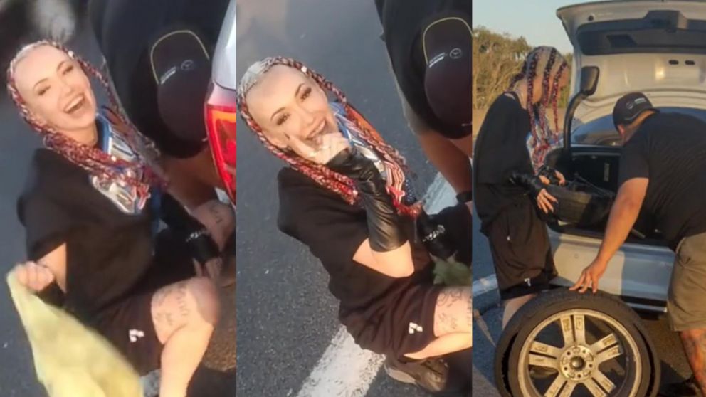 El video viral de La Joaqui en TikTok.