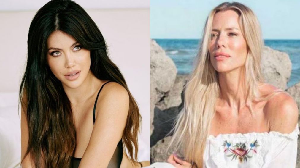 Wanda Nara y Nicole Neunmann, invitadas especiales en la boda de Lizy Tagliani.