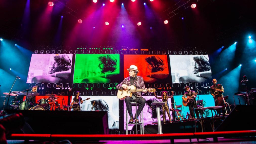 Joaquín Sabina, ya empezó a hacer de las suyas en Buenos Aires.