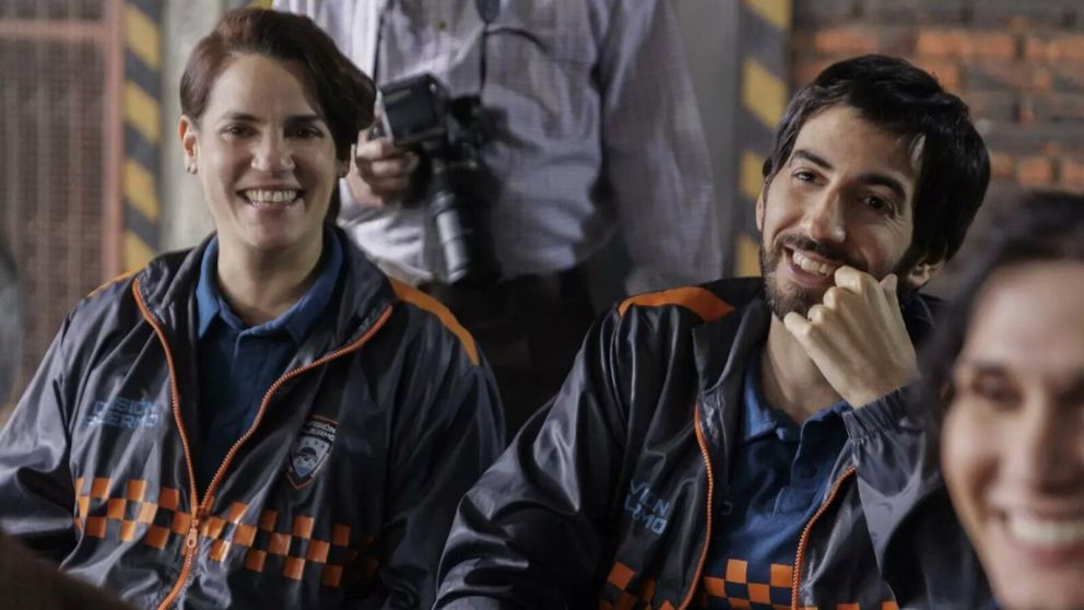 Pilar Gamboa y Santiago Korovsky, en "División Palermo".