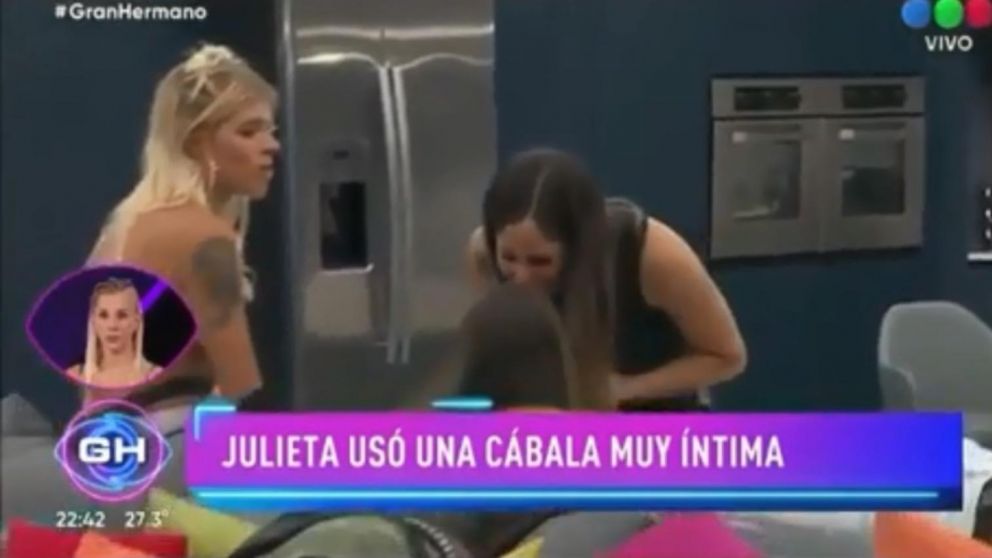 Romina y Julieta se volvieron inseparables en "Gran Hermano" (Captura de pantalla).