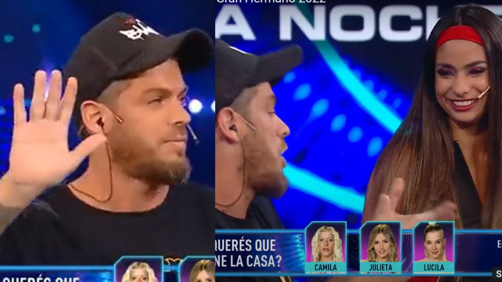 Daniela de "Gran Hermano" expuso a Cristian U al aire.