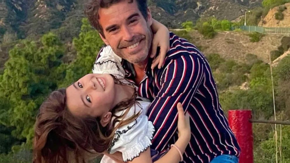 Nicol�s Cabr� particip� de un evento con su hija Rufina