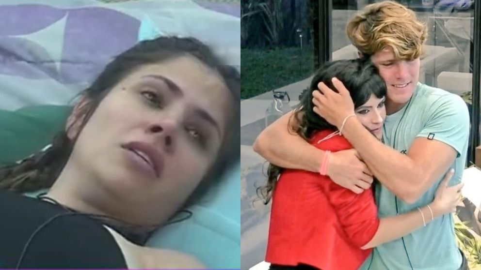 Valentina, hermana de Marcos de "Gran Hermano", consoló a Romina en pleno ataque de llanto por sus hijas.