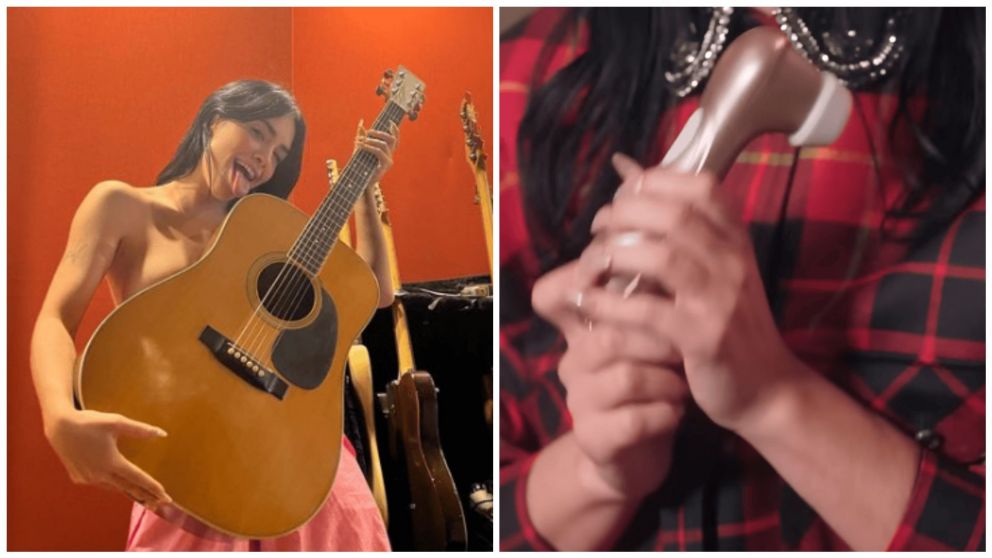 Lali Espósito mostró el juguete sexual que siempre tiene en la cartera (YouTube/VogueSpain/ Instagram/@lalioficial).