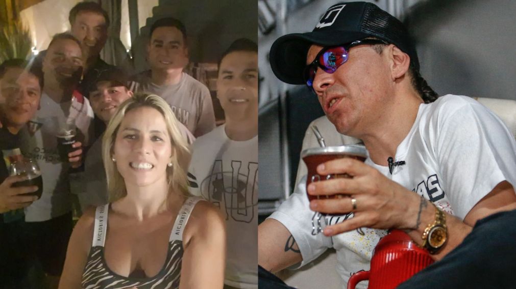 Romina Lescano se reunió con los músicos de Damas Gratis pero sin Pablo Lescano.