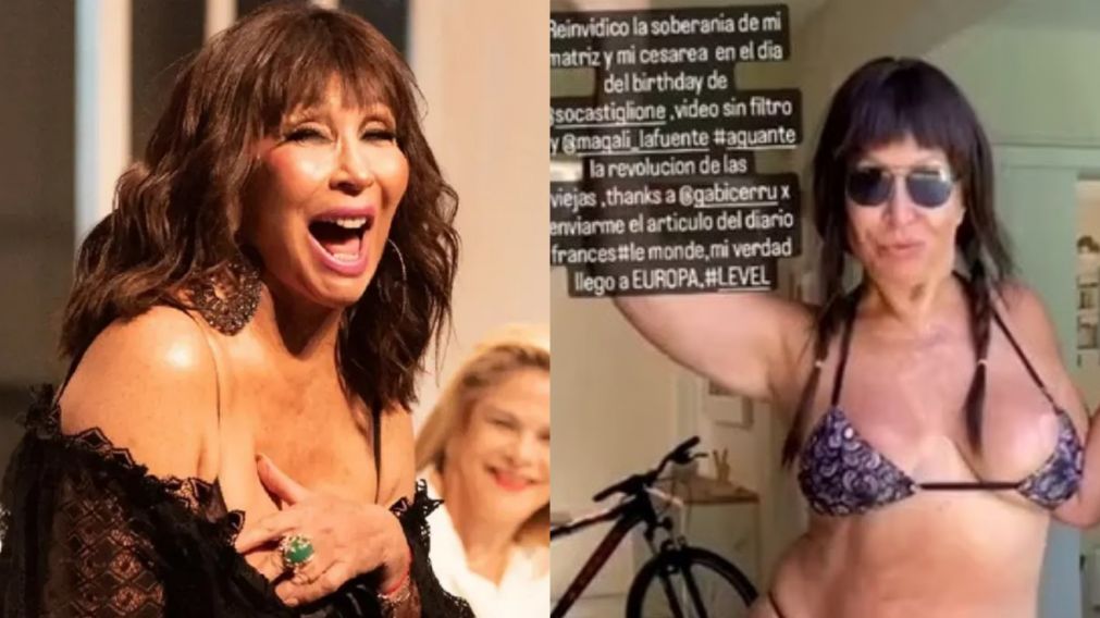 El sorpresivo posteo de Moria Casán en bikini.