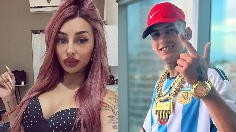 Tamara Báez y L-Gante, de vacaciones juntos.