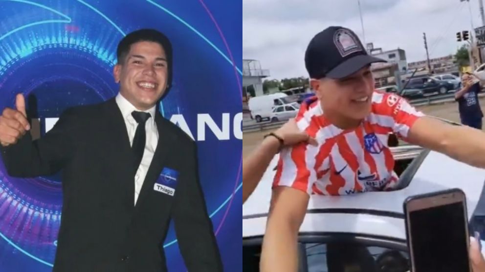 Los vecinos de La Matanza recibieron a Thiago de "Gran Hermano 2022" a lo grande.