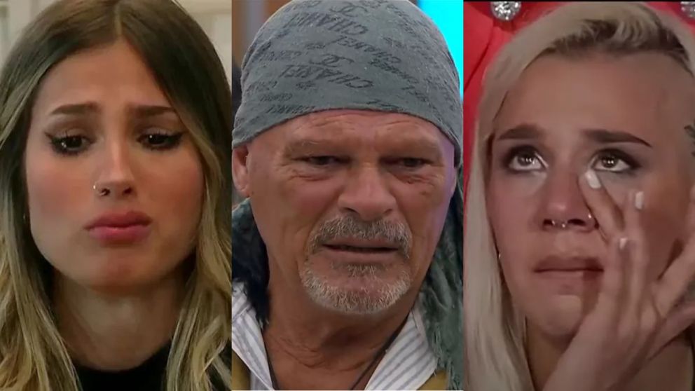 Julieta, Alfa y La Tora de "Gran Hermano 2022" emocionados ante la eliminación de Thiago.