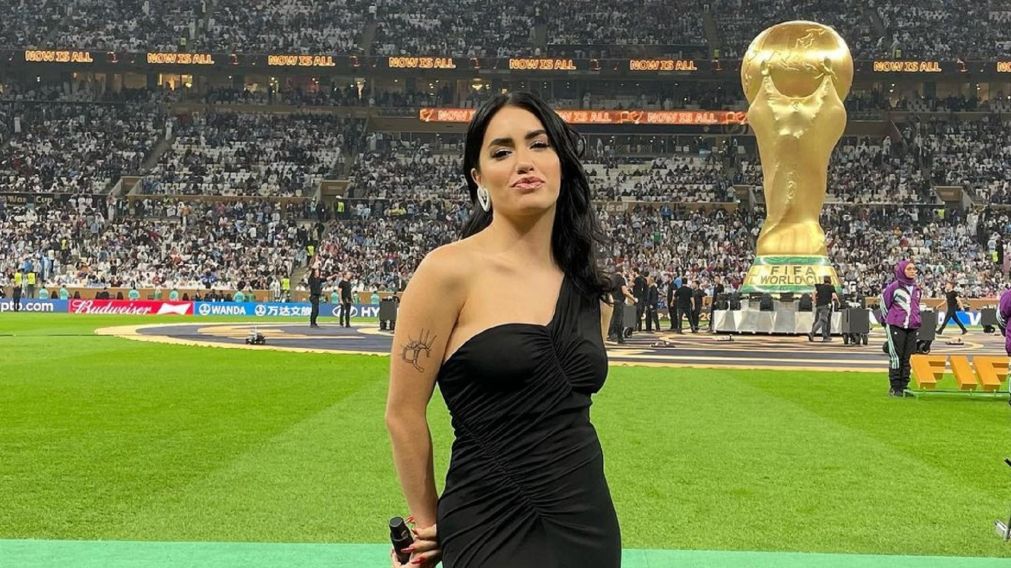 Lali Esp�sito, sobre cantar el himno en la final del Mundial.