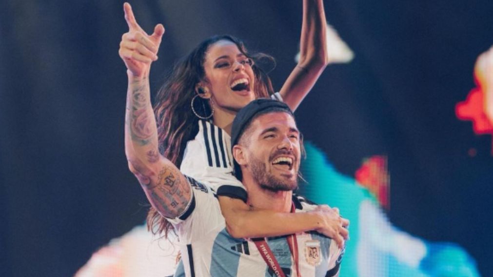 Junto a Tini Stoessel, Rodrigo de Paul mostró su talento como bailarín: el video