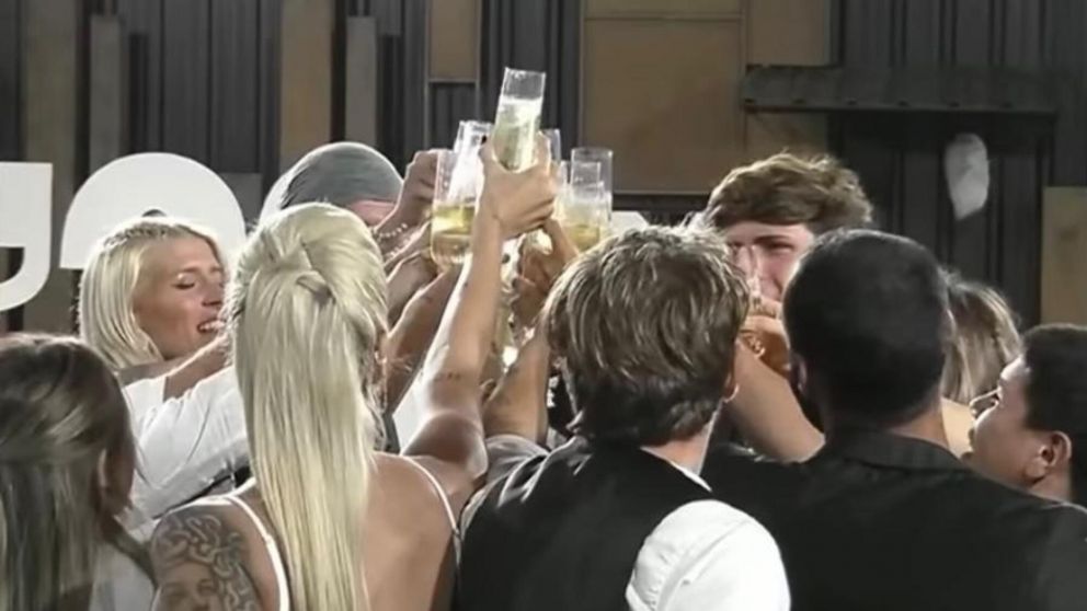 Los participantes de "Gran Hermano 2022" celebraron Año Nuevo.