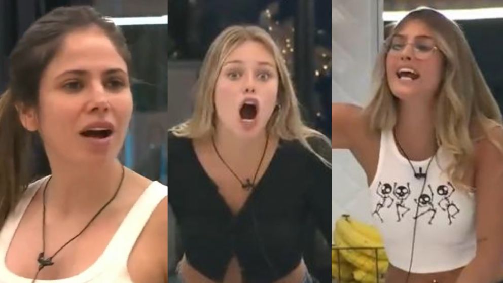 El fuerte cruce entre Coti, Julieta y Romina de "Gran Hermano 2022".