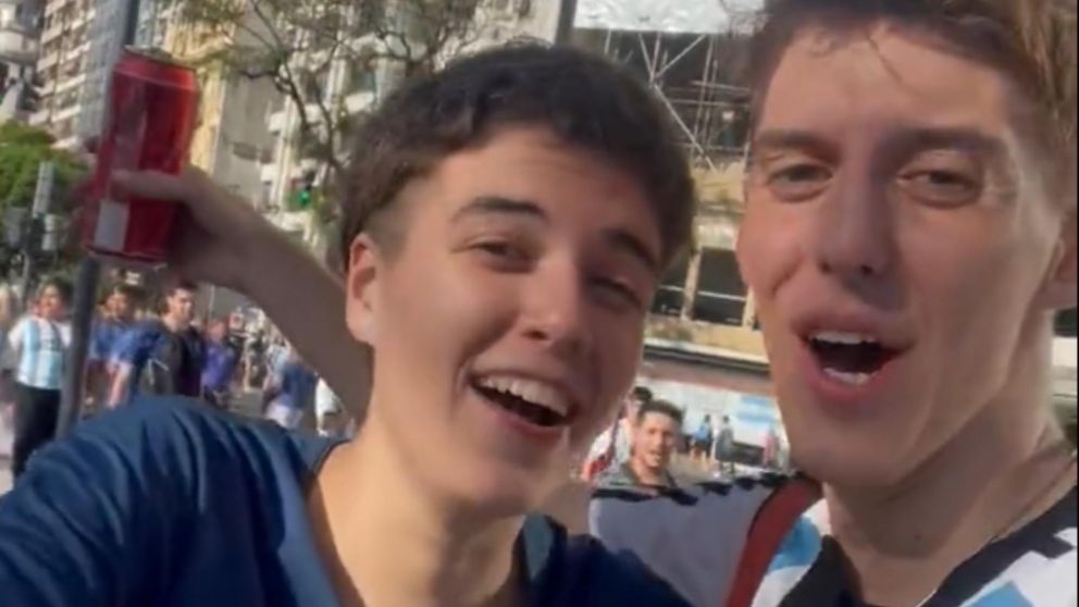 Mora de "Gran Hermano 2022" apareció en los festejos por la victoria de Argentina.