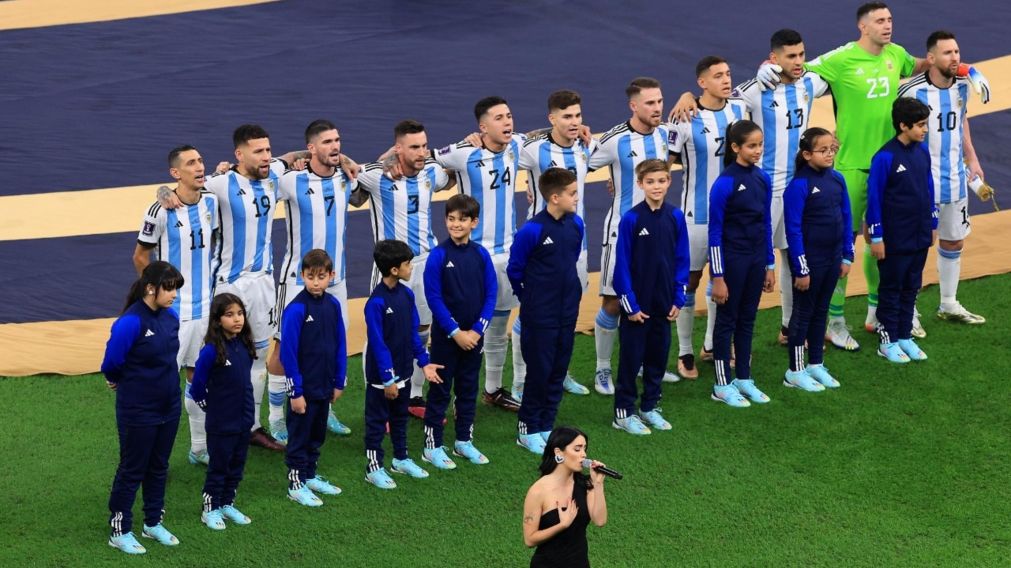 Lali Esp�sito cant� el Himno Nacional Argentino en la Final del Mundial Qatar 2022