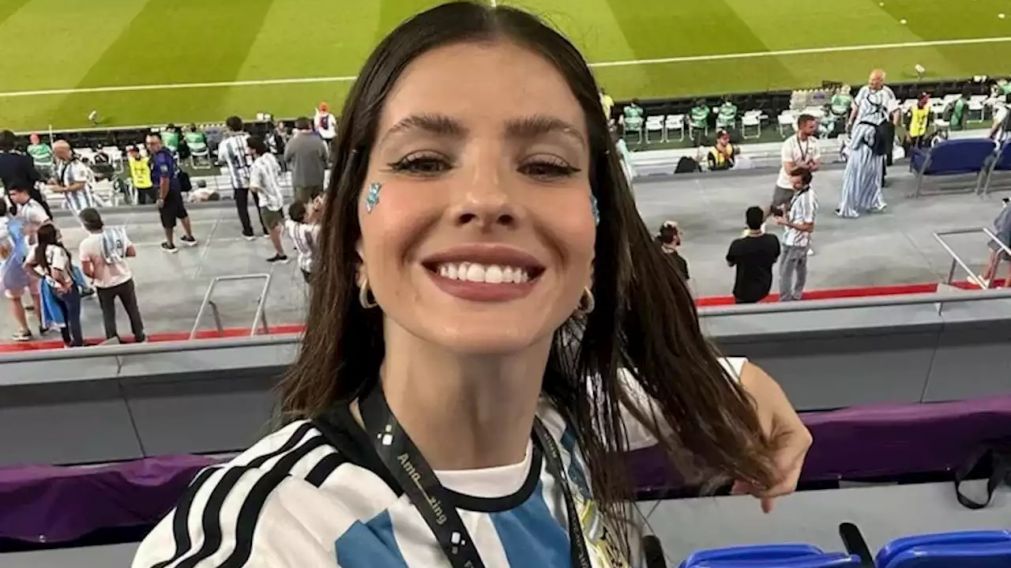 La China Su�rez y un emotivo festejo en M�xico por Argentina campe�n