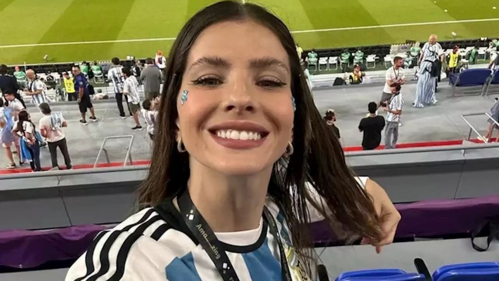 La China Suárez y un emotivo festejo en México por Argentina campeón