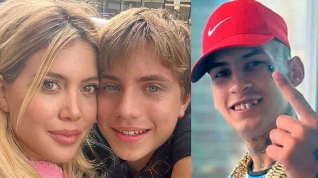 Valentino López, el hijo de Wanda Nara, se mostró cerca de L-Gante.
