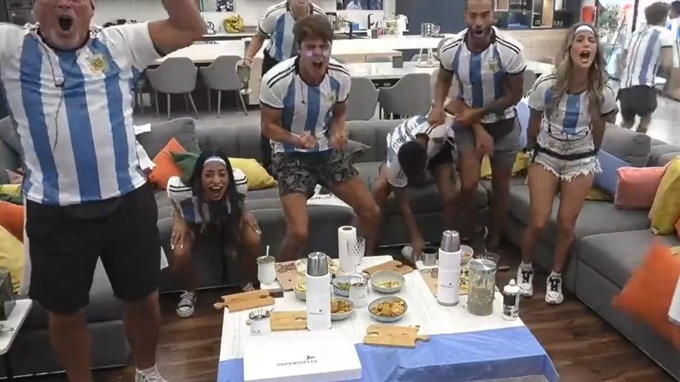As� se gritaron los goles de la Scaloneta en la casa de "Gran Hermano Argentina"
