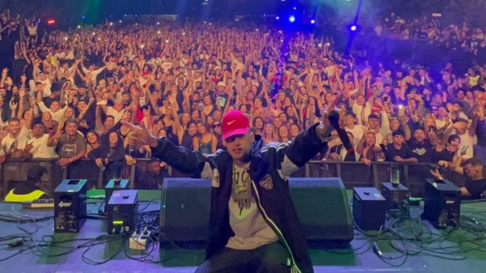 Destrozos, caos y heridos en la gira uruguaya de L-Gante