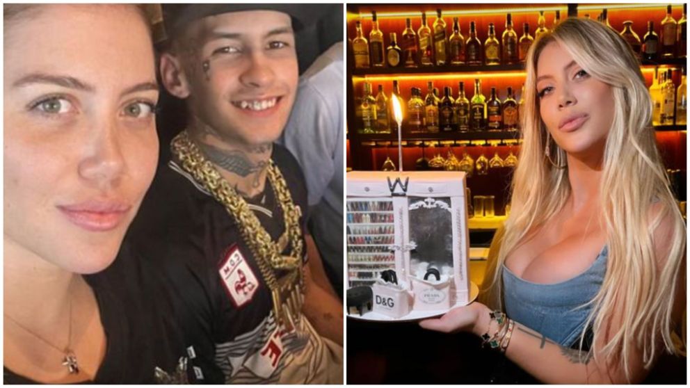 L-Gante le dedicó un tierno mensaje a Wanda Nara por su cumpleaños (Instagram/@lgante_keloke/@wanda_nara).