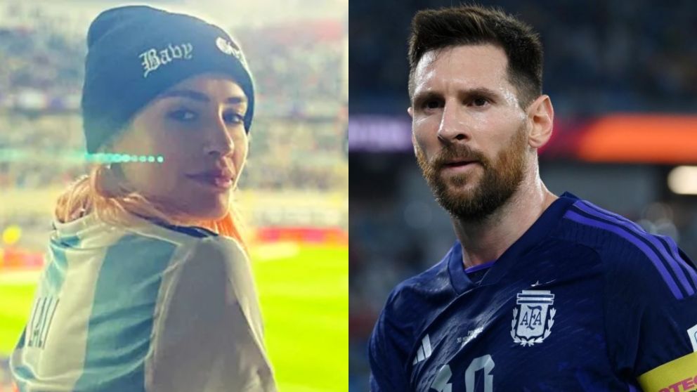 Lali Espósito muy emocionada con la Selección Argentina y Lionel Messi.
