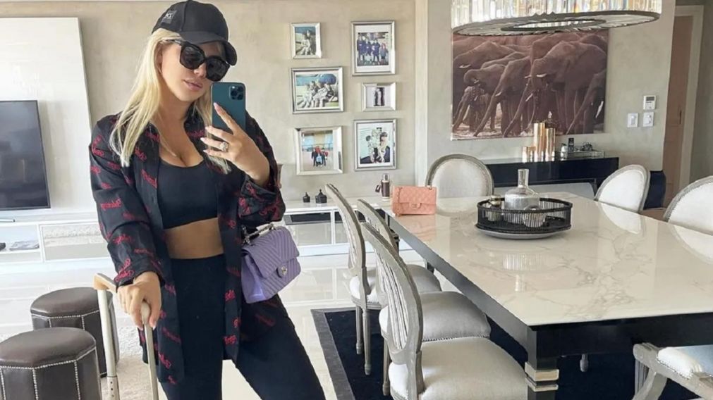Wanda Nara disfruta sus días en Argentina en su lujosa mansión en Nordelta